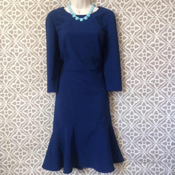 Ann Taylor Royal Blue Dress Size 8