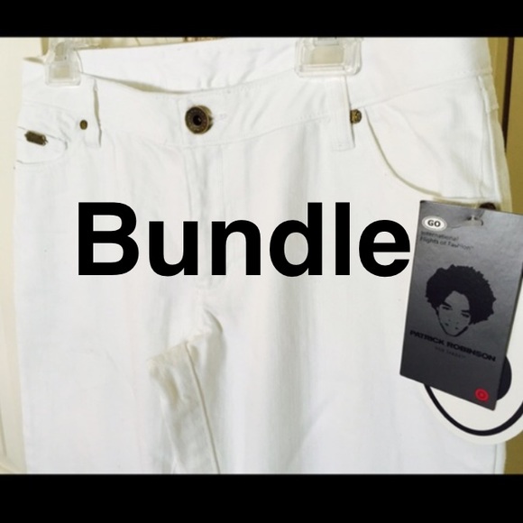 Black and White dress + white jeans