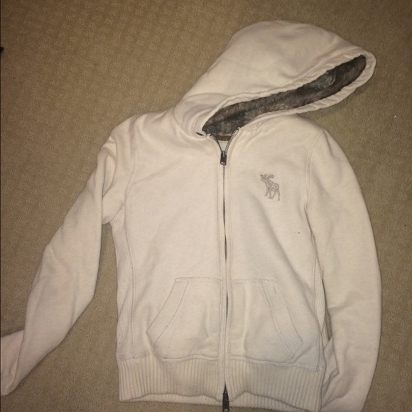Abercrombie fur lined sweatshirt