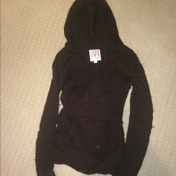 Roxy sweater with hood