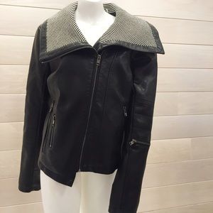 Black Rivet Leather Jacket