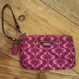 Authentic Coach wristlet