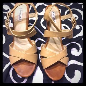 Tan wedges
