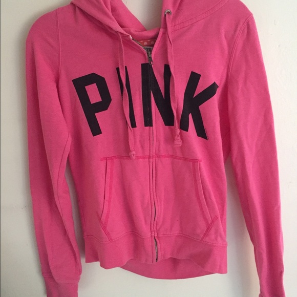 ❌SOLD❌VS PINK Zip Up Hoodie