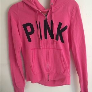 ❌SOLD❌VS PINK Zip Up Hoodie