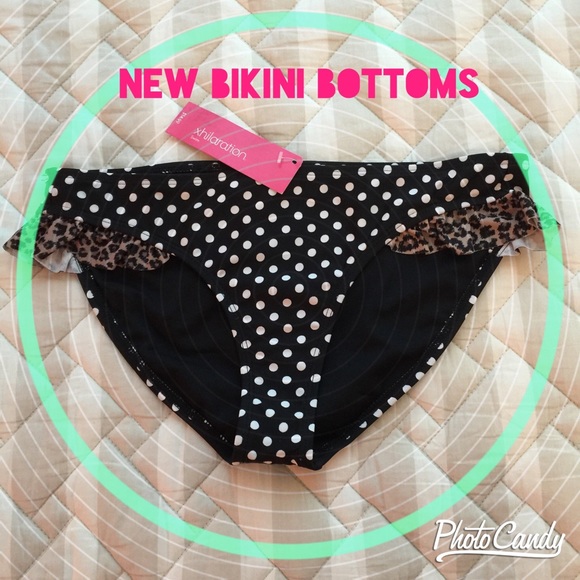 NWT Polka Dot Bikini Bottoms