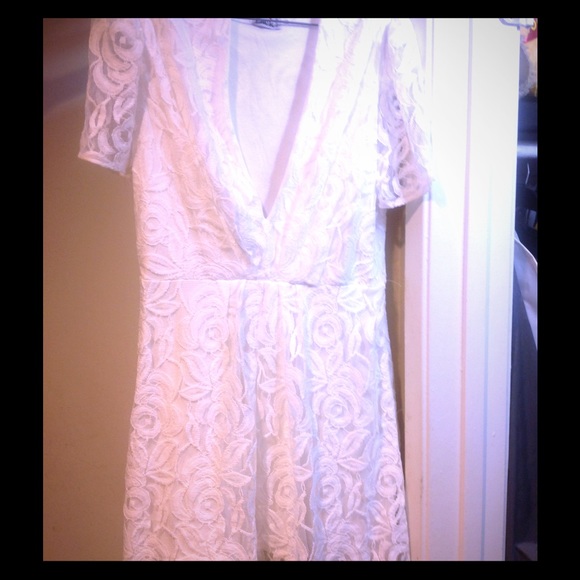 Zack London White lace dress size 12