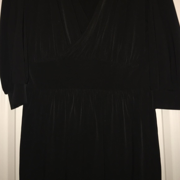 Black, long sleeve dress - Picture 2 of 4