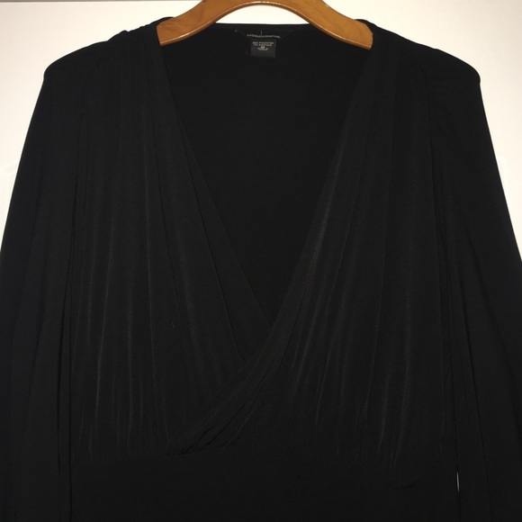 Black, long sleeve dress - Picture 3 of 4