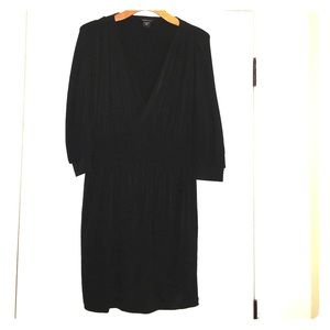 Black, long sleeve dress