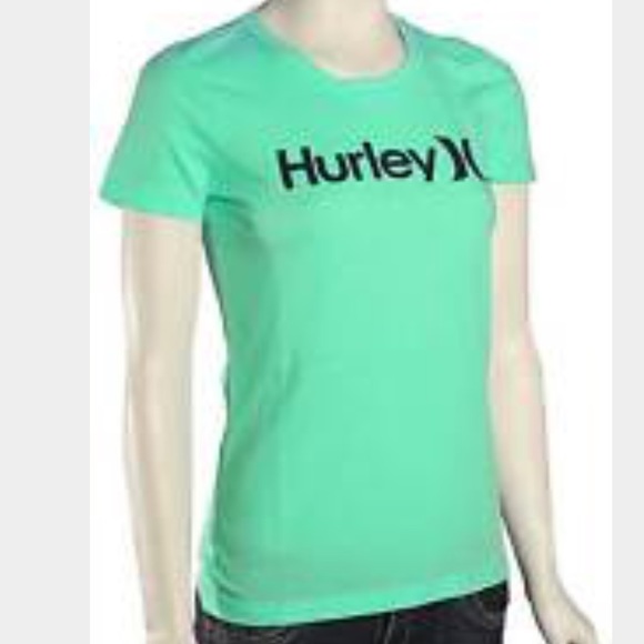 Green Hurley One and Only Tee Size Medium