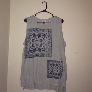 Bandana Print Tank