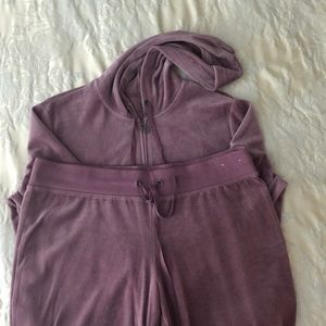 💥CLEARANCE💥NY&Co Velour Set-Mauve