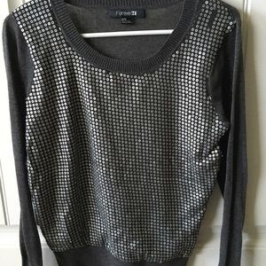Forever 21 sequin top. Size medium