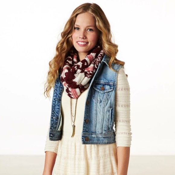American Eagle Denim Vest