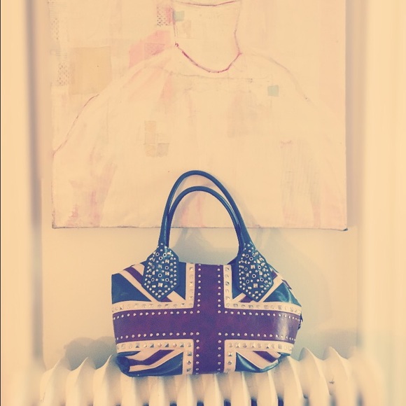 Punk Stud Union Jack Handbag