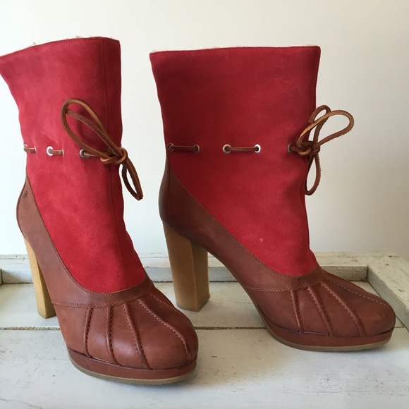 Rockport Shoes - 🚨LAST CHANCE!🚨 Heeled Duck Booties NWOT