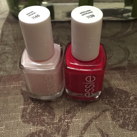 Brand new Essie nail polish altitude and peak snow