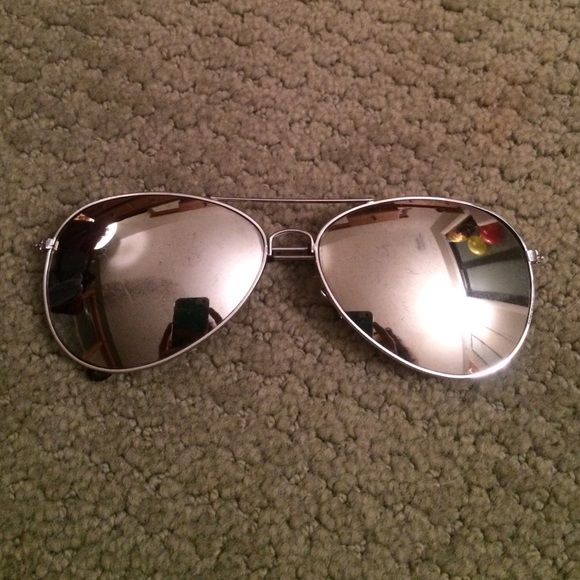 Mirror lens aviators