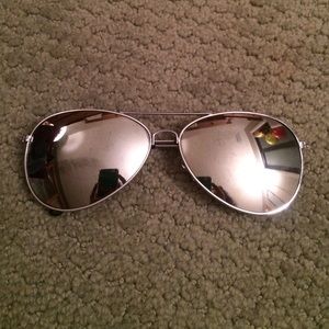 Mirror lens aviators