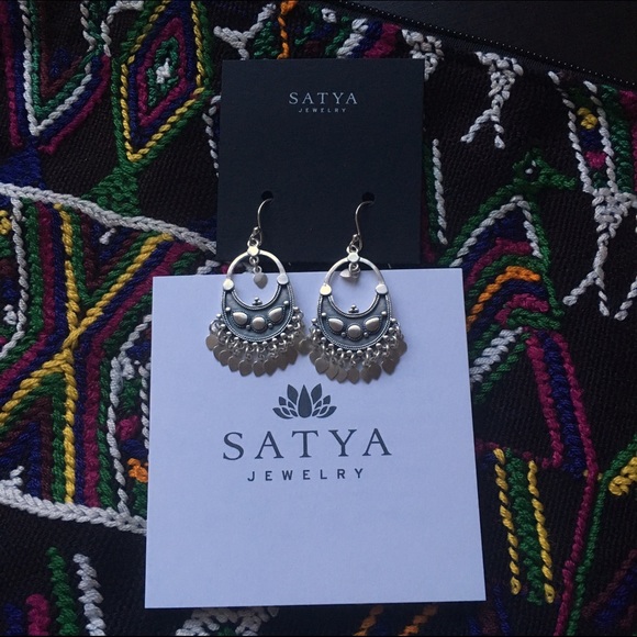 Sterling Silver Chandelier Earrings - Picture 2 of 4