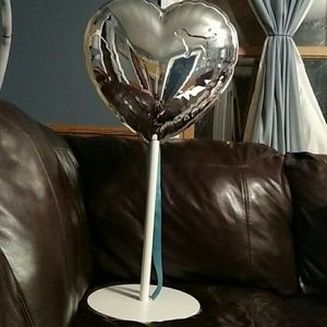 Victoria secret pink metal balloon prop display