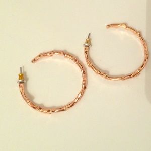 Stella & Dot Gently used Rose Gold Earrings