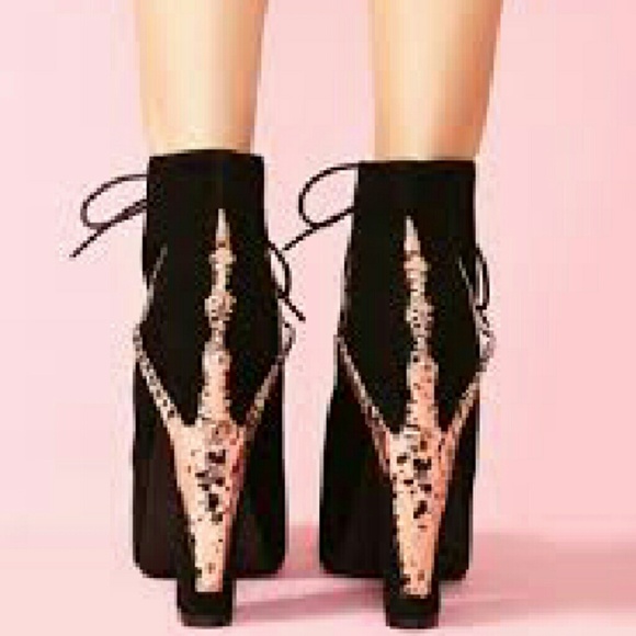 SOLD ONLINE...Jeffrey Campbell LIT A Claw. SZ 7.5 - Picture 2 of 4