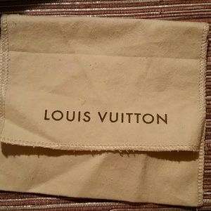 LV Dust bag and shopping bag for small wallet
