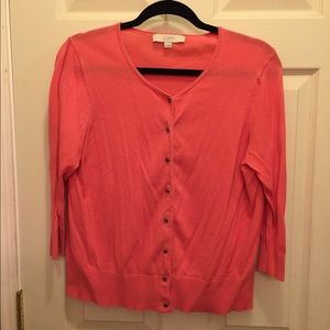 Coral light weight Loft cardi