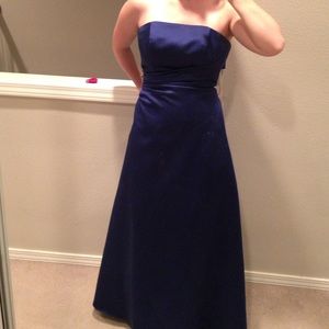 David's bridal floor length dress