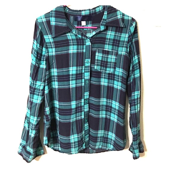 Button up plaid