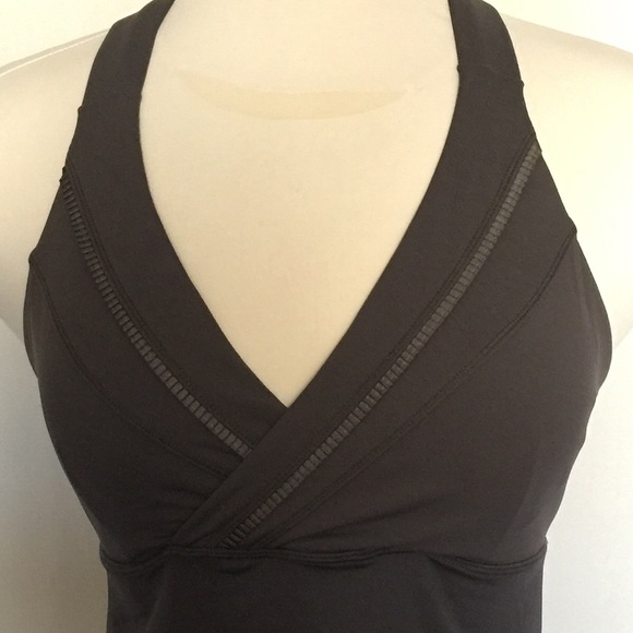 Lululemon gray front cross tank - Picture 3 of 4