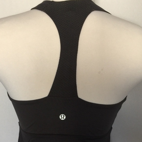 Lululemon gray front cross tank - Picture 4 of 4