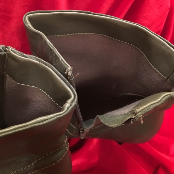 ⚡️Real Leather Chevron Bootie⚡️ - Picture 4 of 4