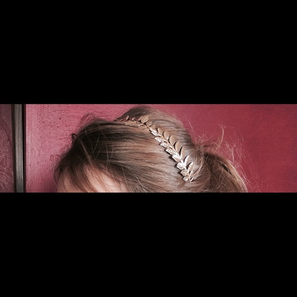 Gold leaf headband