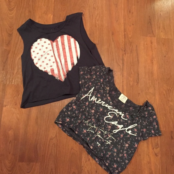 Set of two American Eagle crop tops