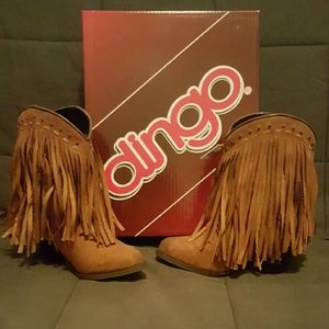 Dingo Hypnotic fringe boots