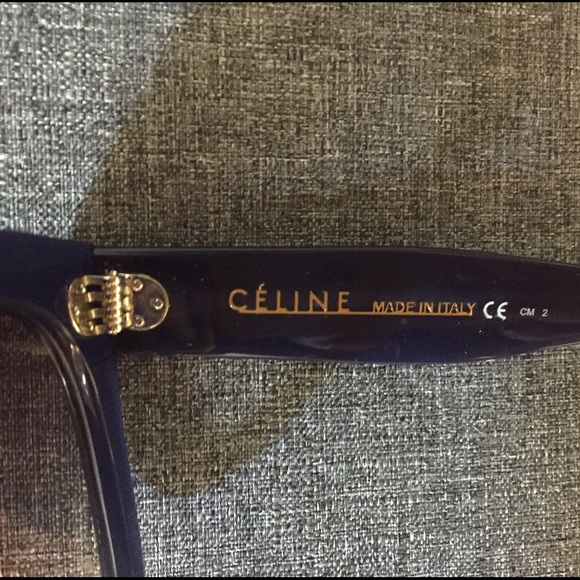 Cèline Like-new perfect navy Audrey sunglasses - Picture 3 of 4