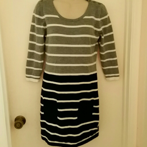 pink rose sweater dress