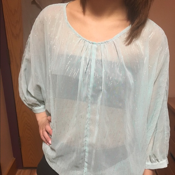 Never warn shimmer blouse!