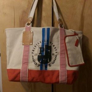 PINK Victoria's Secret canvas large tote bag