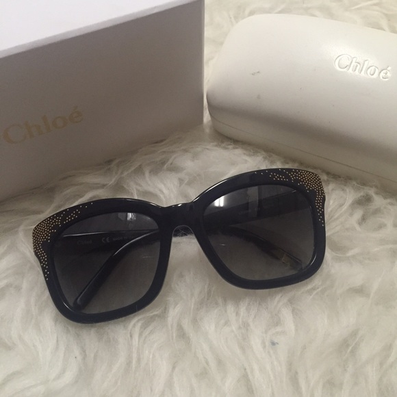 Authentic Chloe studded sunglasses