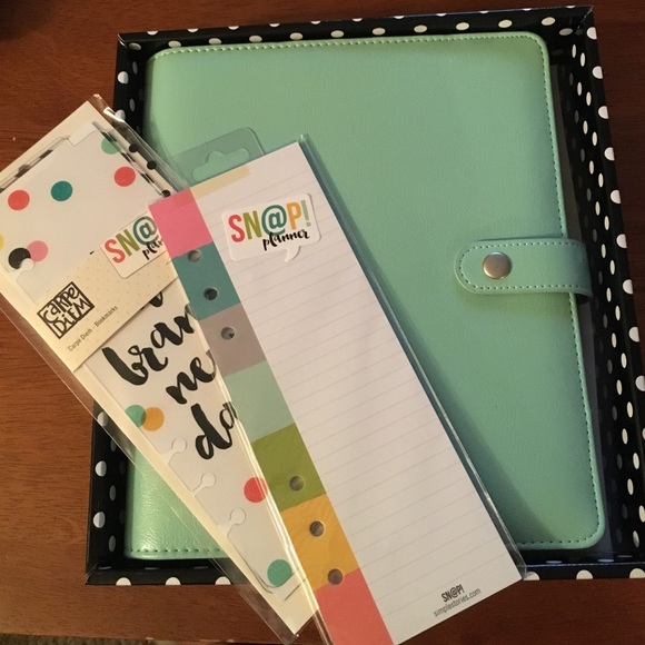 SN@P Carpe Diem A-5 Robin's egg planner & extras!