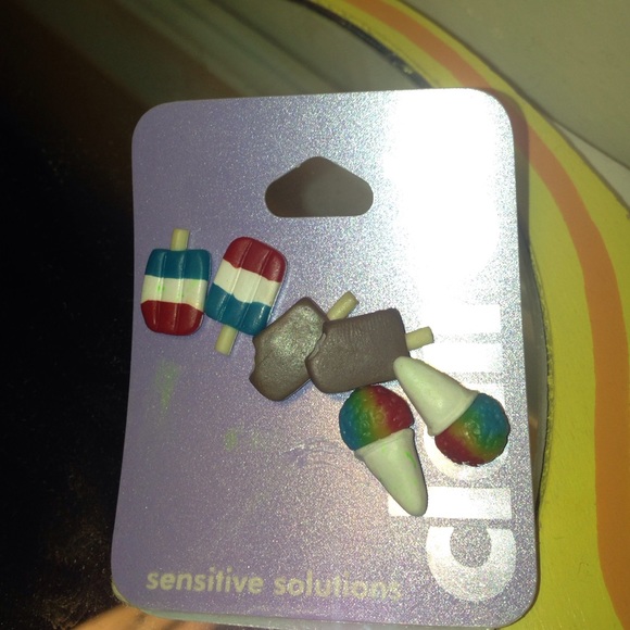 Claire's ice cream 3 pack earring set - Picture 1 of 1