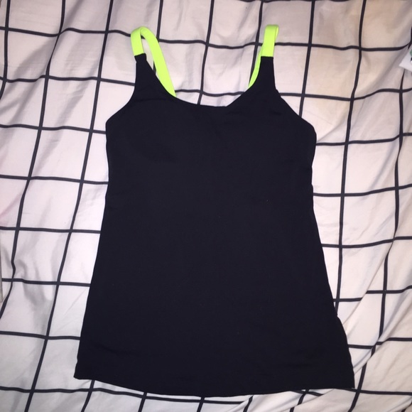 Forever21 cut-out black athletic tank