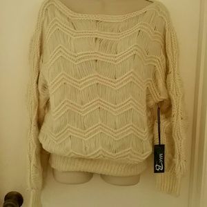 MAK B. Cream Sweater