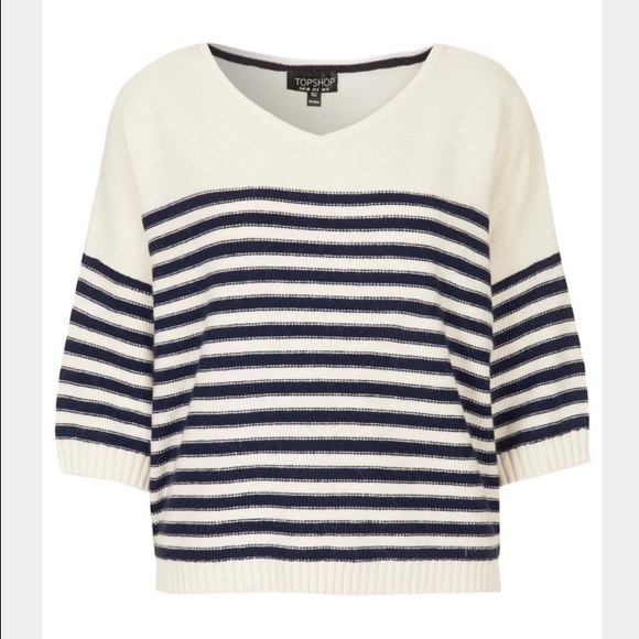TOPSHOP boxy cropped sweater