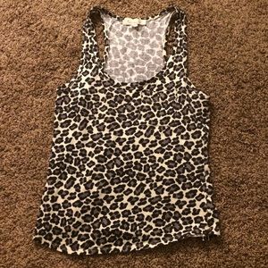 Forever 21 cheetah print tank top