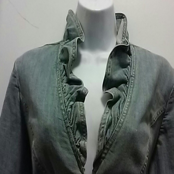 Stone Washed Denim Jacket - Picture 2 of 2